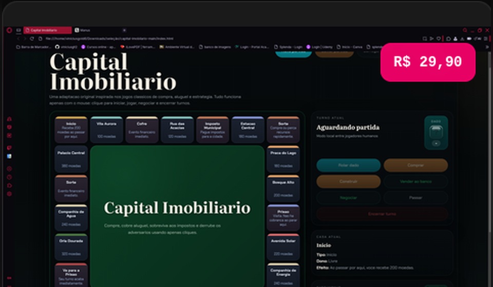 Capa do jogo Capital Imobiliário